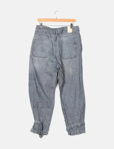 Zara Jeans slouchy azul